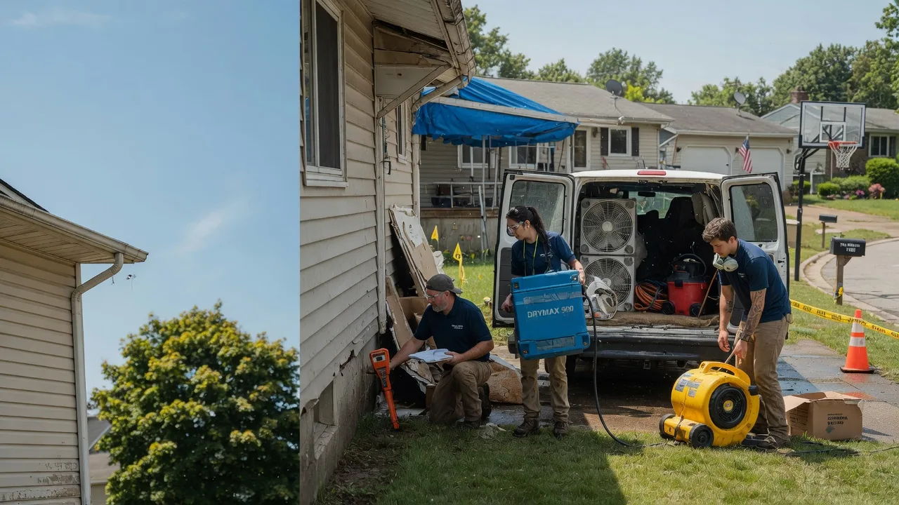 Ceiling Leak Cleanup in Highland, WI near me