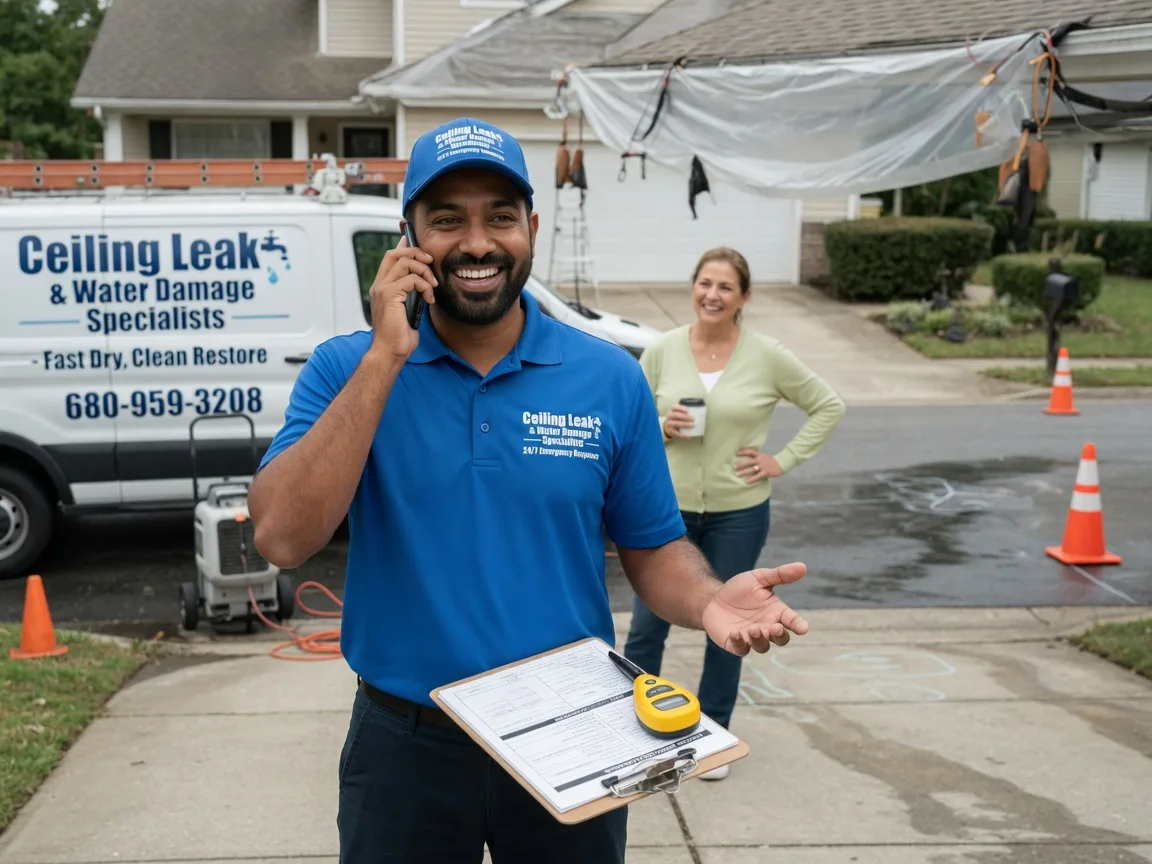 Ceiling Leak Cleanup Highland, WI FAQs